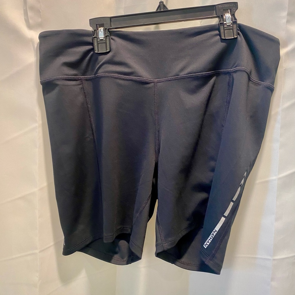 Nathan Women's Black 5” Running Workout Shorts